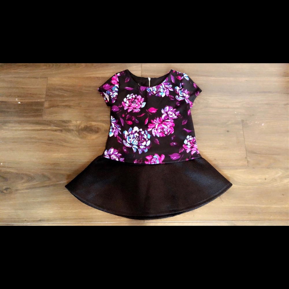 Floral two piece dress